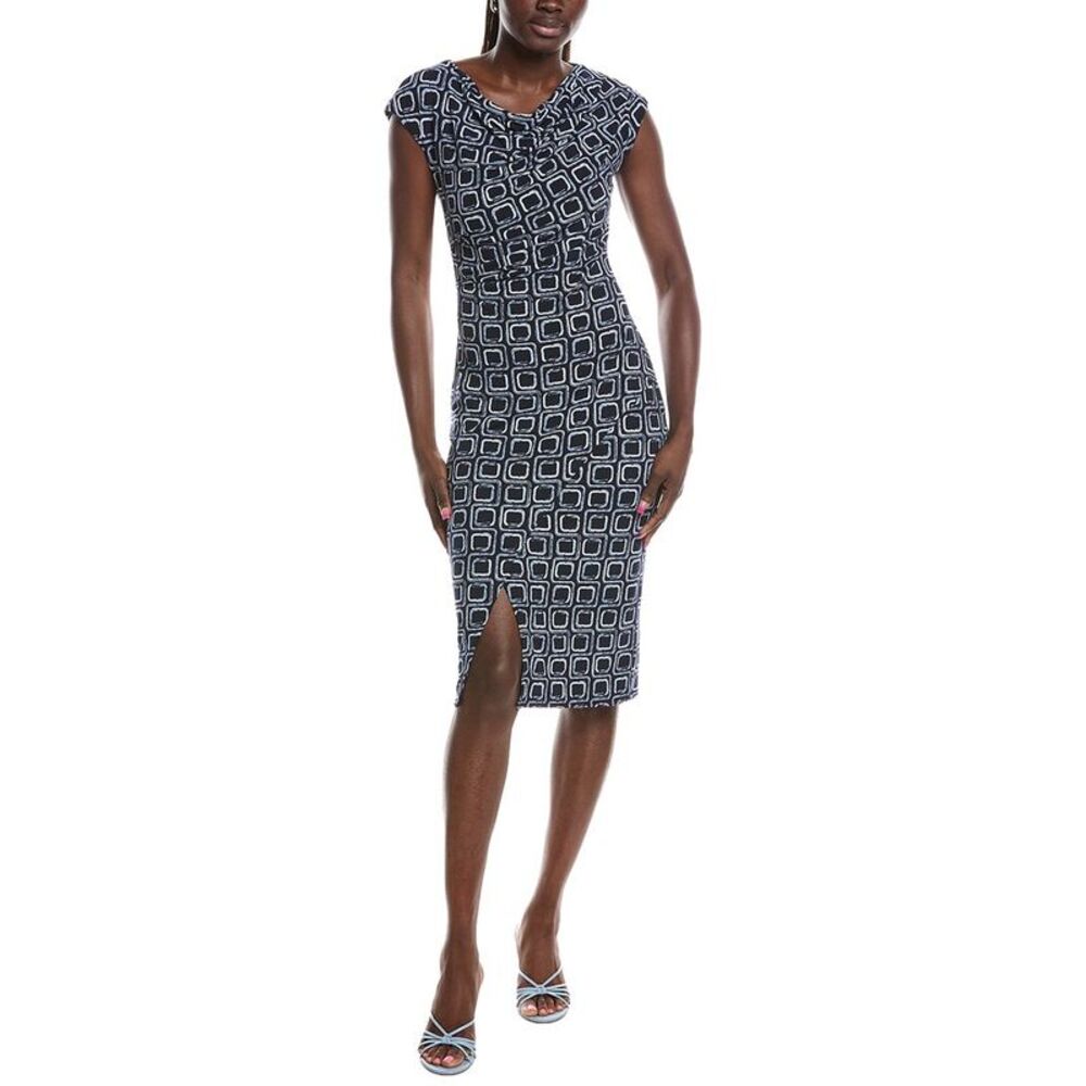 Joseph Ribkoff Womens Midi Dress, Blue